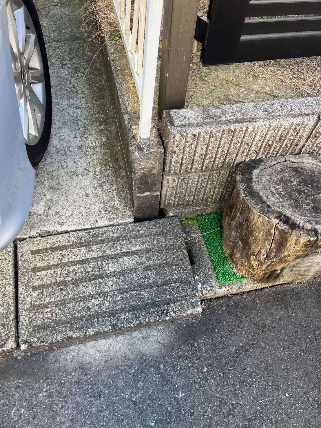 神奈川県横浜市 外構工事 施工前イメージ