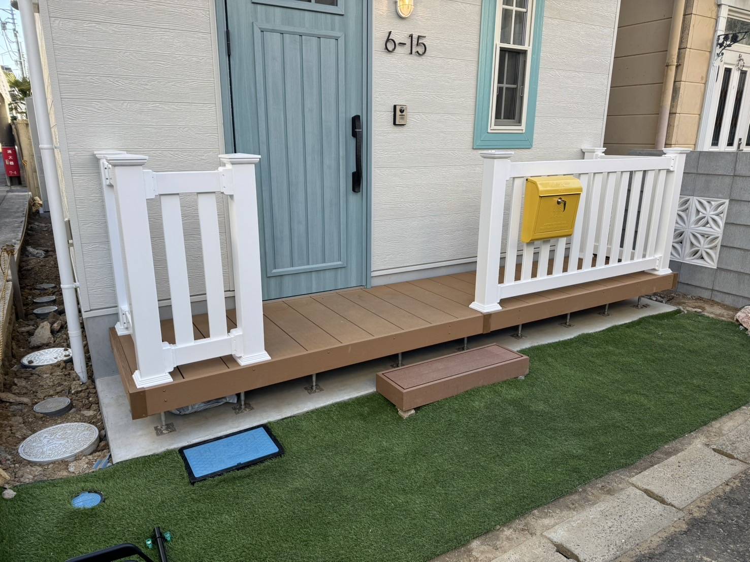 埼玉県越谷市 ネイルサロン 外構新築工事